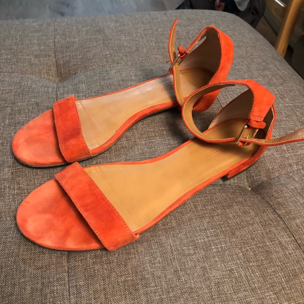 Hadley suede ankle-strap sandals